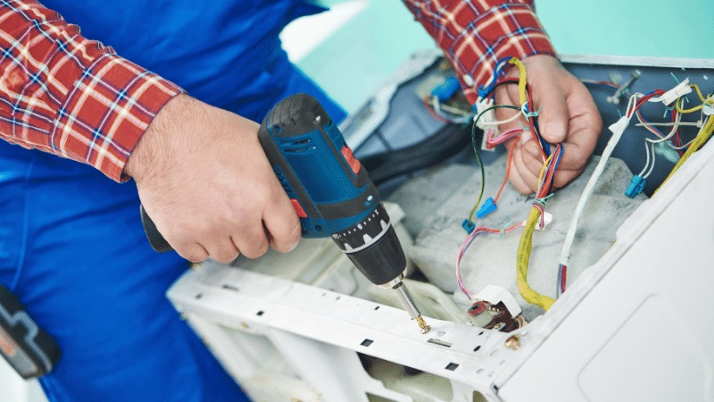 Esenyurt Fagor Fagor çamaşır makinesi kart tamiri – Su almama arızası orijinal parça ile giderildi. - Teknik servis örneği